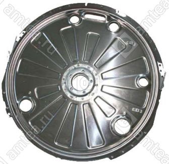 Крышка бака (нерж., 3 отв.+крепеж под пружины) стиральной машины Ardo