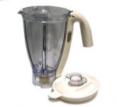 Чаша в сборе с крышкой, мерным стаканом, ручкой, ножом, муфтой блендера Moulinex