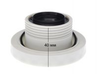 Суппорт в сборе (левый, против шкива, резьба по часовой, подшип. 6204 + 30x46.8x8.7/13) стиральной машины Electrolux