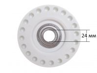 Суппорт в сборе EBI левый, с противоп. стороны шкива (6203+VA22) стиральной машины Electrolux, Zanussi, AEG
